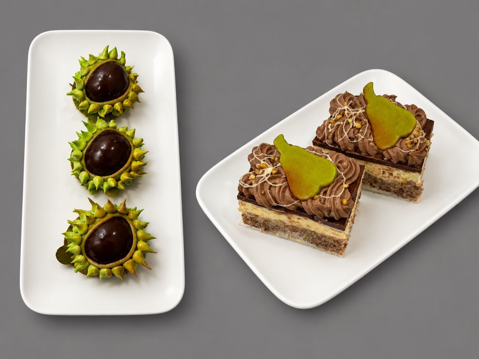 Kastanientörtchen und herbstliche Torte