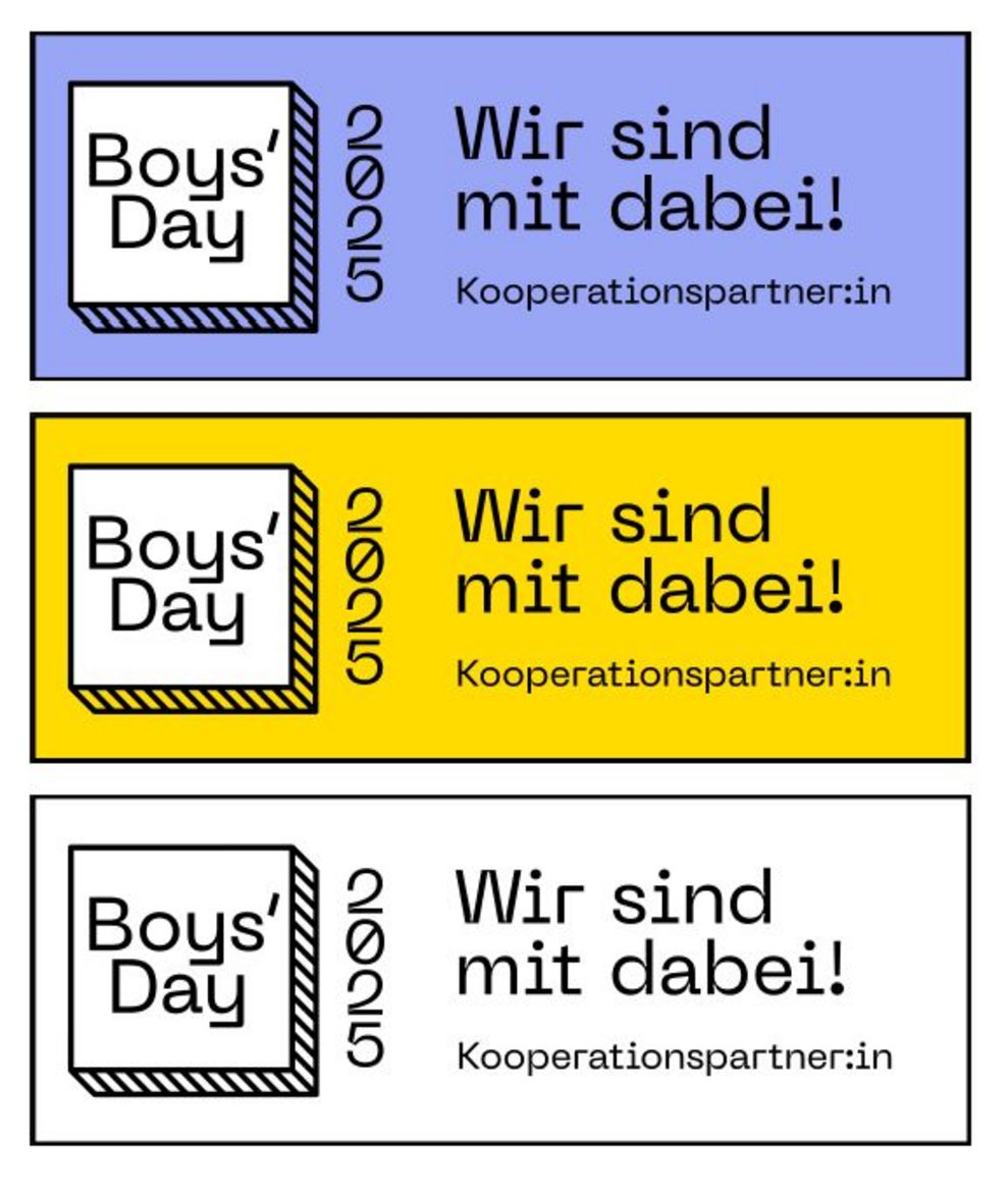 Plakette Boys Day