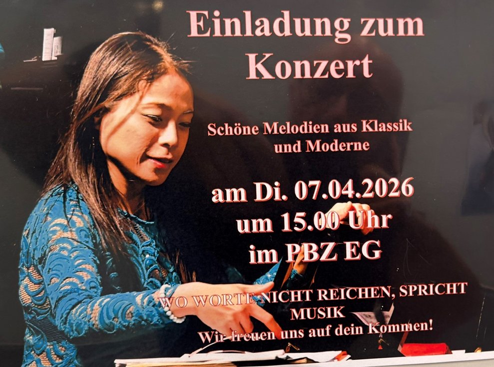 Plakat Klavier Konzert